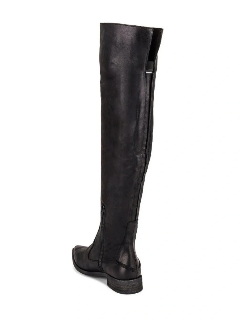 Free People Brenna Over the Knee Boots Black 36 Festival Rodeo Western Cowgirl
